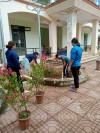 Công trình thanh niên “Trồng hoa - Hành động vì ngôi trường nhiều sắc màu”.